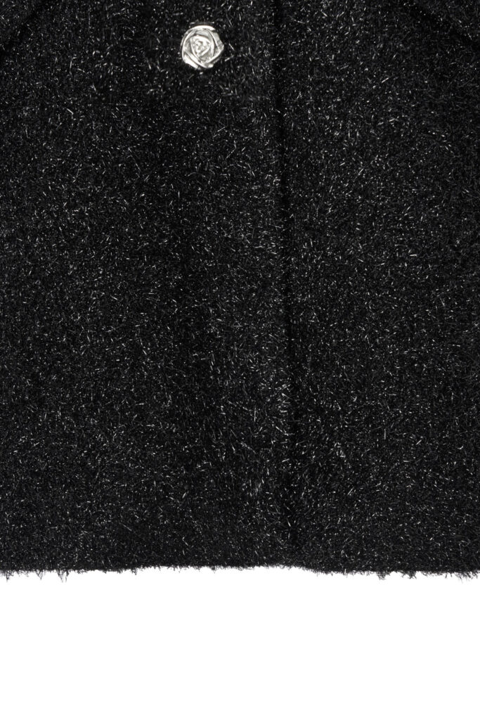 #138 Noir Tweed Coat
