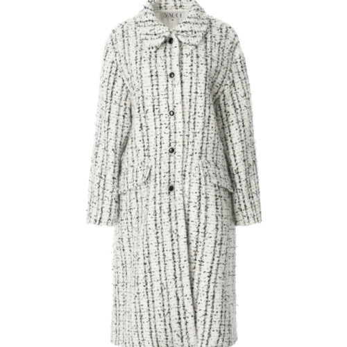 #137 Snow Tweed Coat