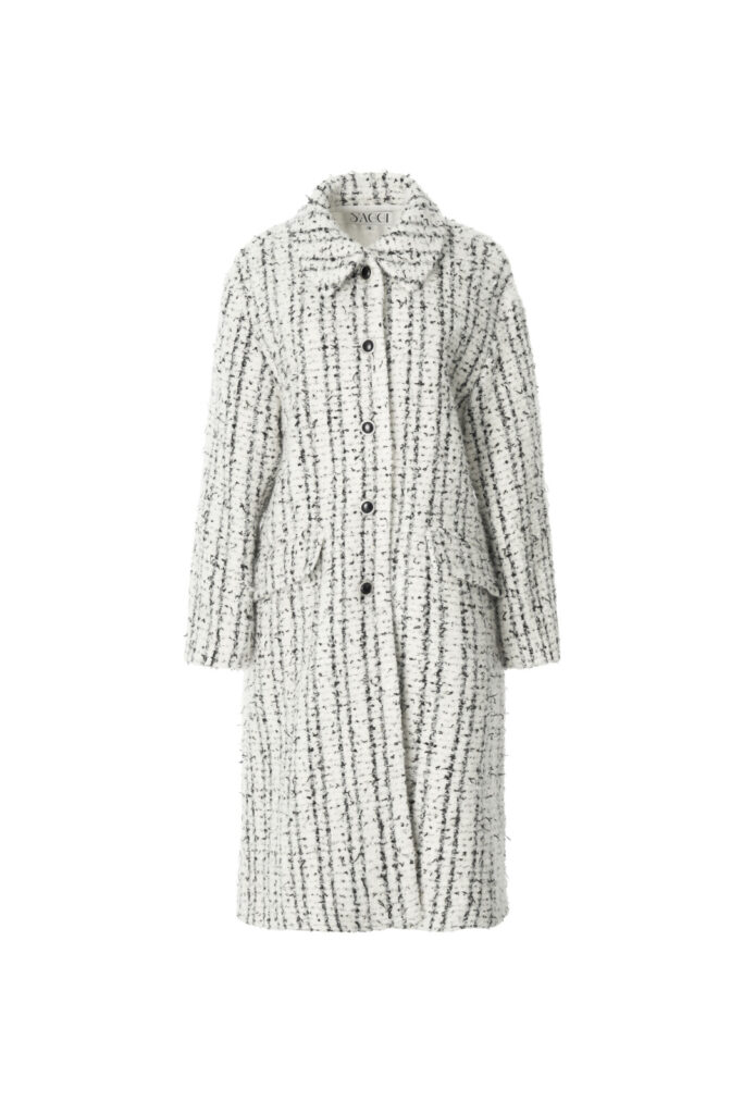 #137 Snow Tweed Coat