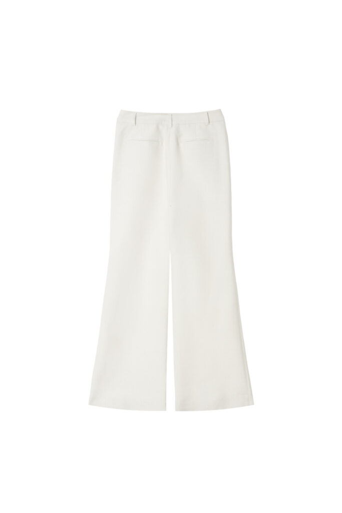 #136.1 Calvin Silk Trousers (White)