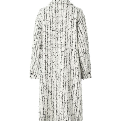 Alternative view of #137 Snow Tweed Coat