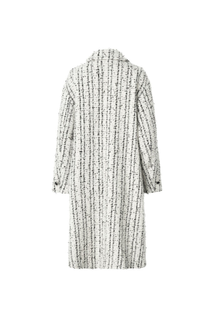 #137 Snow Tweed Coat