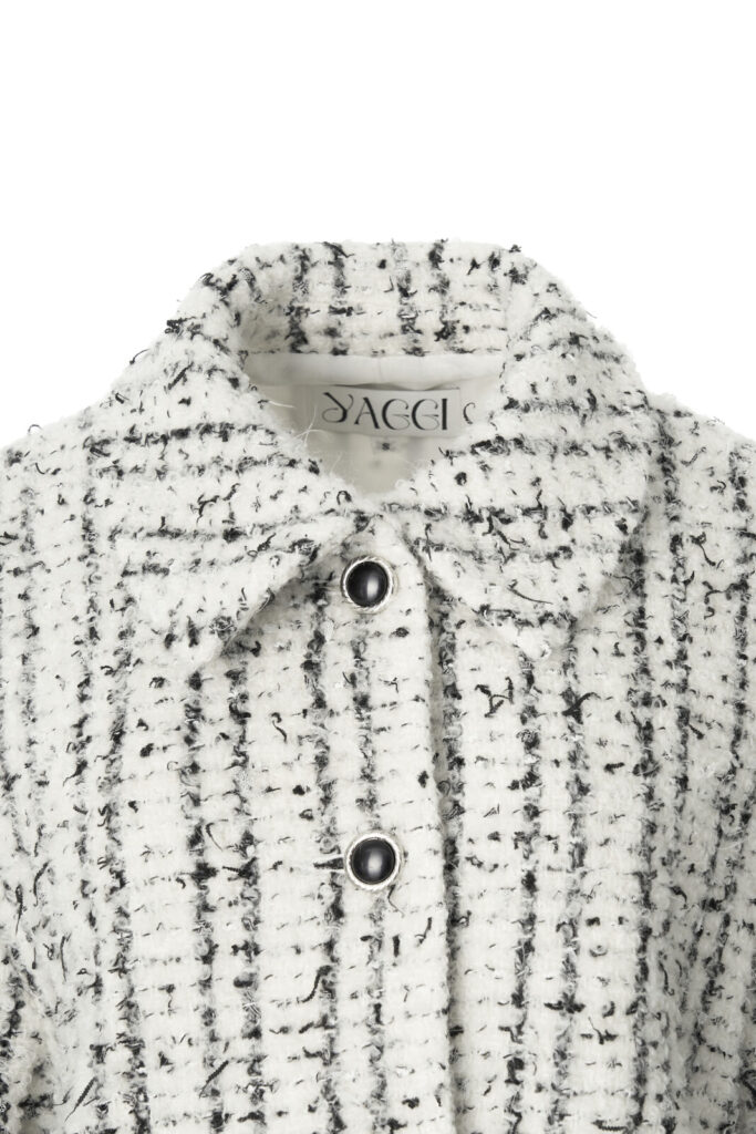 #137 Snow Tweed Coat