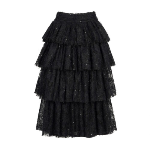#142 Sophie Lace Tulle skirt (Black)