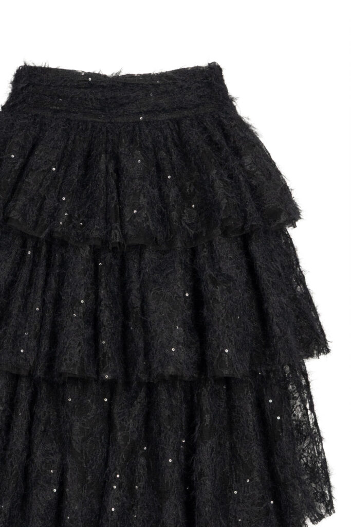 #142 Sophie Lace Tulle skirt (Black)