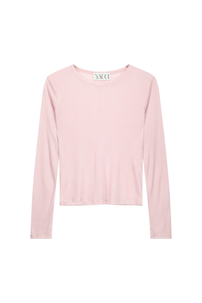 #146 Basic Long Sleeves Tee (Pink) (다른색상 함께 구매시 10% 할인적용)
