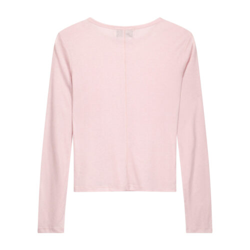 Alternative view of #146 Basic Long Sleeves Tee (Pink) (다른색상 함께 구매시 10% 할인적용)