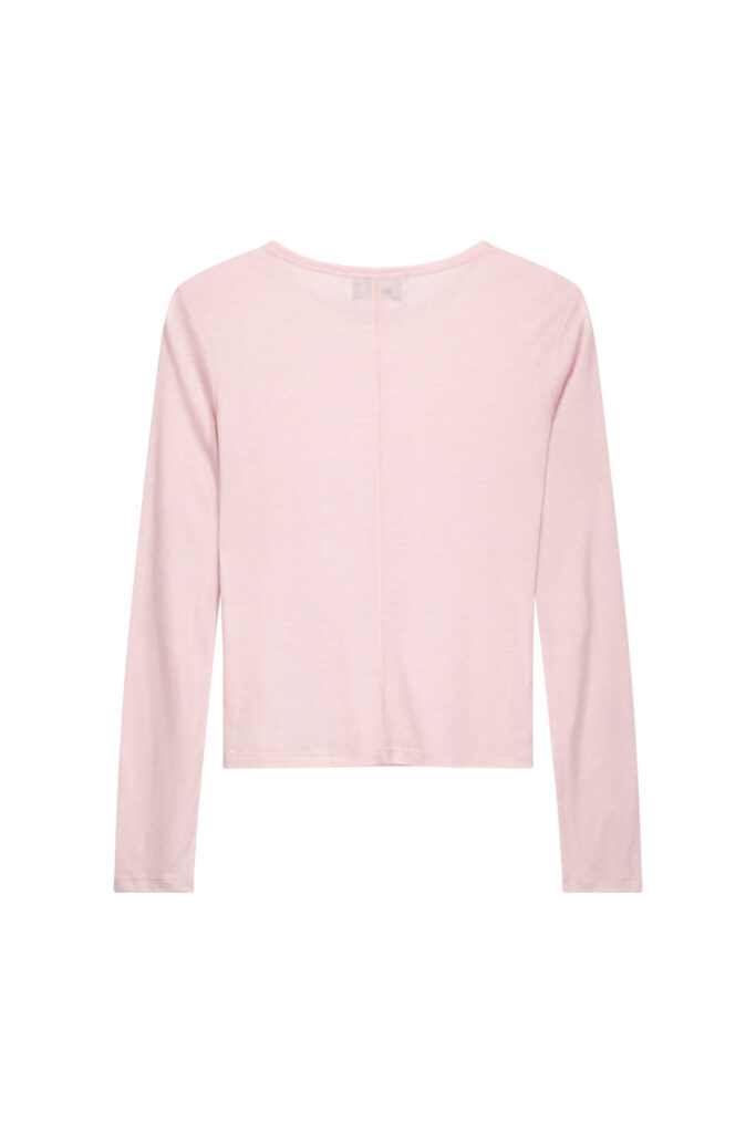 #146 Basic Long Sleeves Tee (Pink) (다른색상 함께 구매시 10% 할인적용)