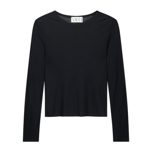 #146.1 Basic Long Sleeves Tee (Black) (다른색상 함께 구매시 10% 할인적용)