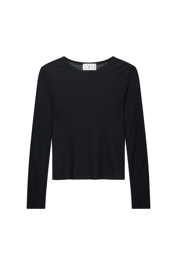 #146.1 Basic Long Sleeves Tee (Black) (다른색상 함께 구매시 10% 할인적용)