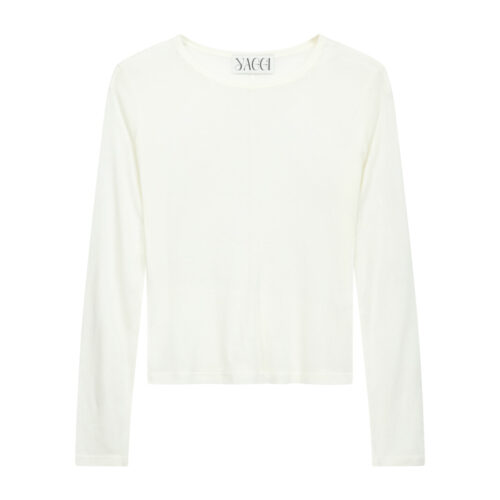 #146.2 Basic Long Sleeves Tee (Cream) (다른색상 함께 구매시 10% 할인적용)