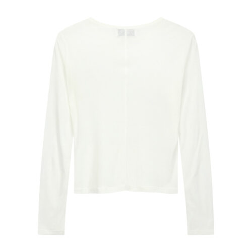 Alternative view of #146.2 Basic Long Sleeves Tee (Cream) (다른색상 함께 구매시 10% 할인적용)