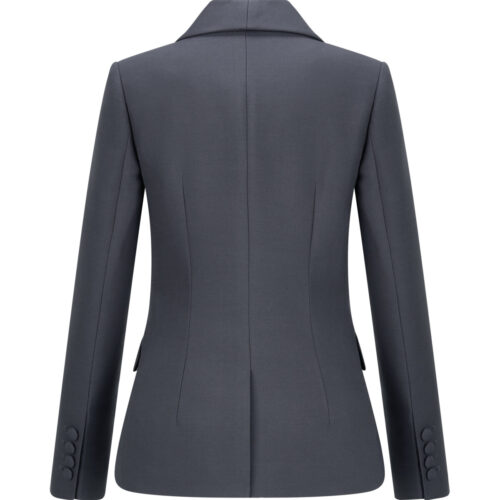 Alternative view of #148.1 Wool Silk Tailored Jacket (Grey)