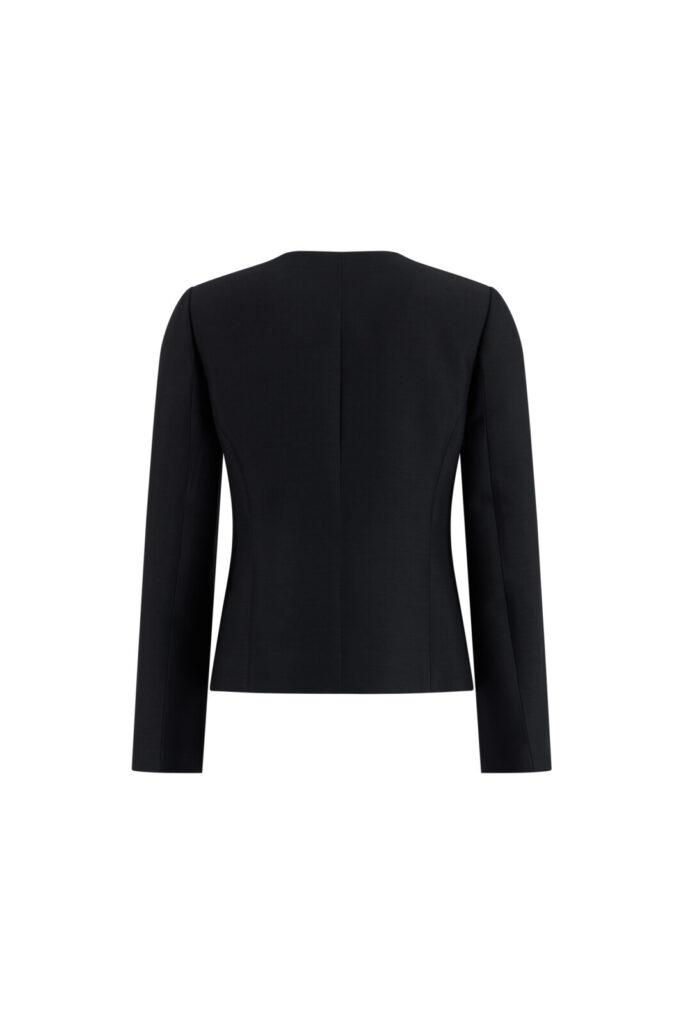 #151 Ceramic Button Wool Silk Jacket
