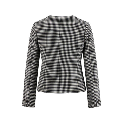 Alternative view of #150 Ceramic Button Check Jacket