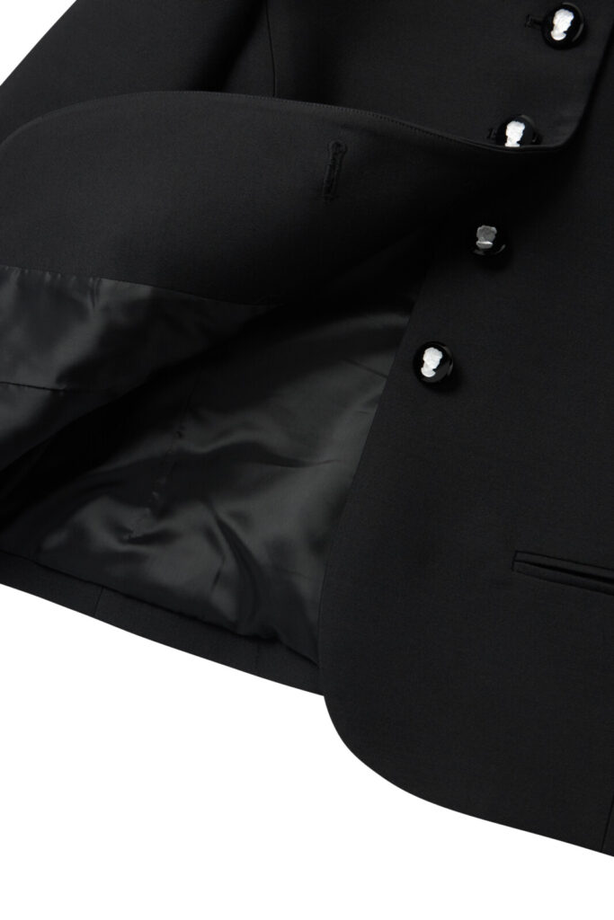 #151 Ceramic Button Wool Silk Jacket