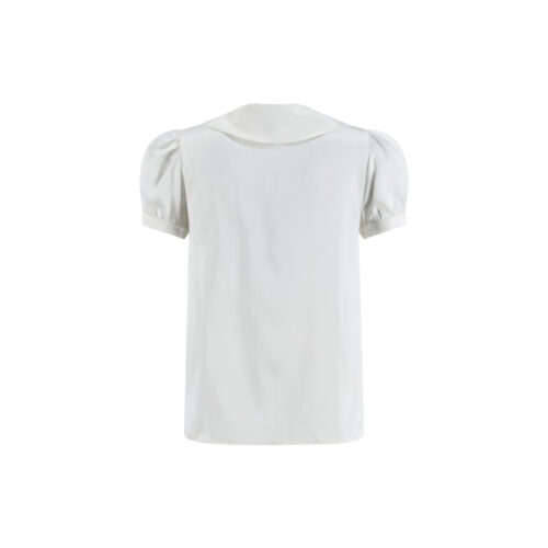 Alternative view of #161 Round Collar Silk Blouse