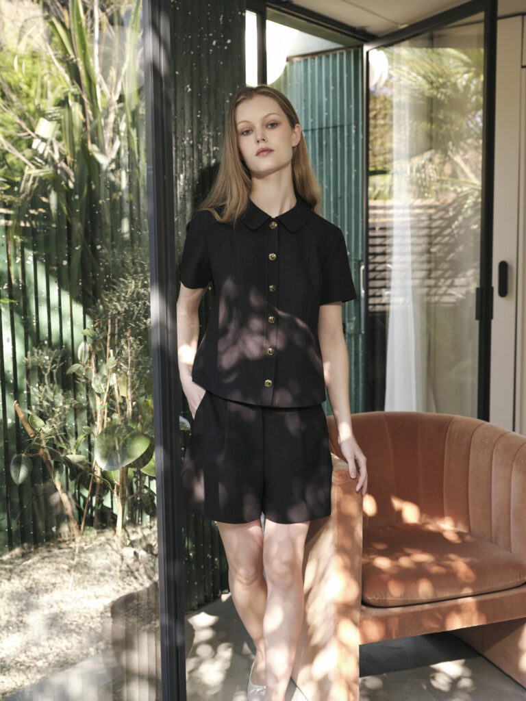 #155 Time Crepe Short Sleeves Jacket