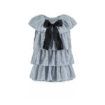 #158 Soft Lace Layered Blouse (Blue)