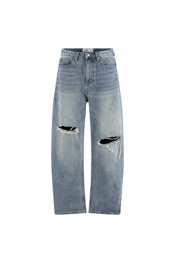 #159 Yaggi Ripped Denim Jeans