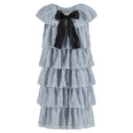 #158.1 Soft Lace Layered Dress (Blue)