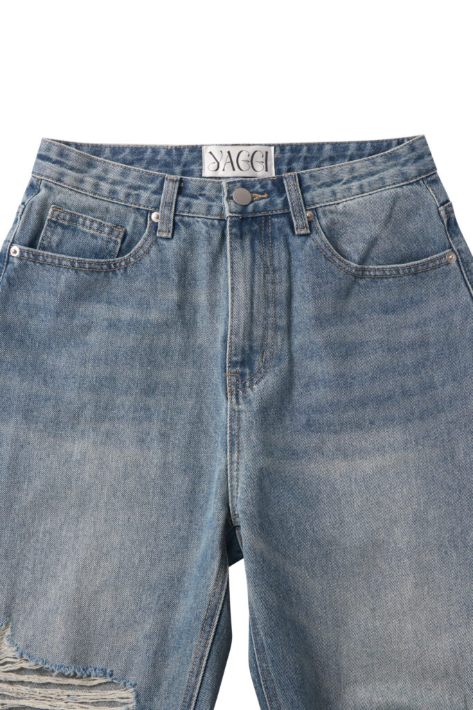 #159 Yaggi Ripped Denim Jeans
