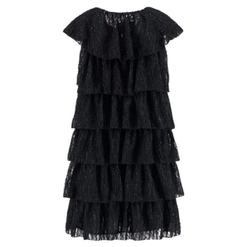 Alternative view of #157.1 Soft Lace Layered Dress (Black)