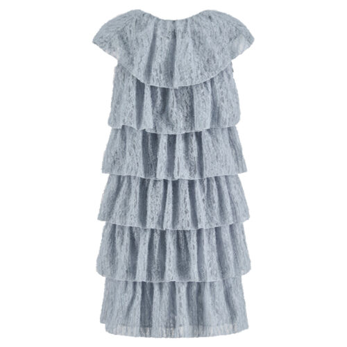 Alternative view of #158.1 Soft Lace Layered Dress (Blue)