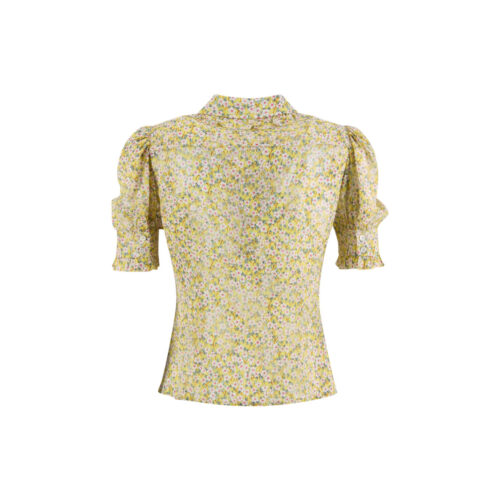 Alternative view of #163 Yellow Daisy Blouse