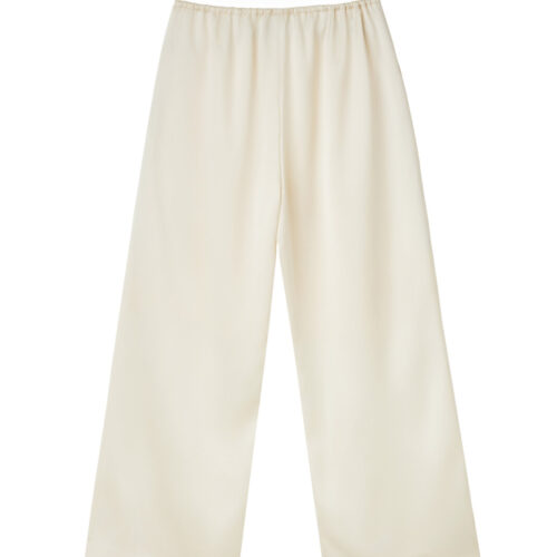 Alternative view of #168.1 Satin Silk Trousers (Pearl Cream)