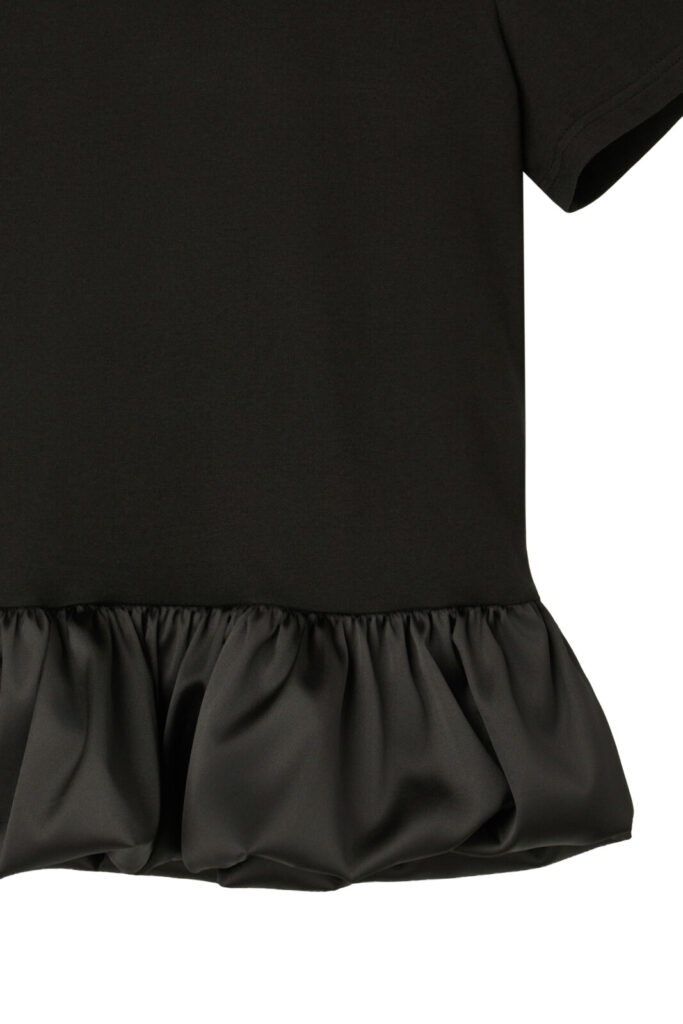 #169.1 Satin Balloon Top (Black)