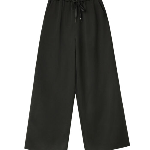 #168 Satin Silk Trousers (Black)