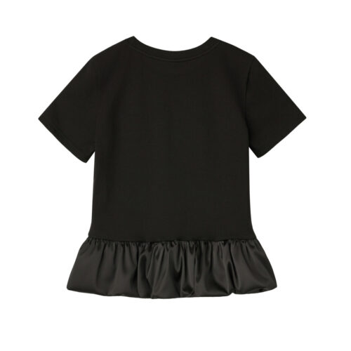 Alternative view of #169.1 Satin Balloon Top (Black)
