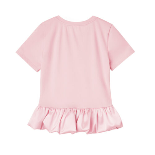 Alternative view of #169 Satin Balloon Top (Ballerina Pink)